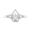 Thumbnail Image 3 of Love Entwined Diamond Ring 1/5 ctw 10K White Gold