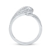 Thumbnail Image 3 of Diamond Swoop Bypass Ring 1/3 ct tw 10K White Gold
