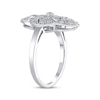 Thumbnail Image 1 of Diamond Art Deco-Inspired Filigree Ring 3/8 ct tw 10K White Gold