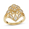 Thumbnail Image 1 of Diamond Art Deco-Inspired Filigree Ring 1/4 ct tw 10K Yellow Gold