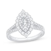 Thumbnail Image 1 of Now + Forever Marquise-Cut Diamond Double Frame Engagement Ring 1 ct tw 14K White Gold