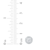 Thumbnail Image 6 of Lab-Grown Diamonds by KAY Halo Stud Earrings 1 ct tw 14K White Gold (F/SI2)