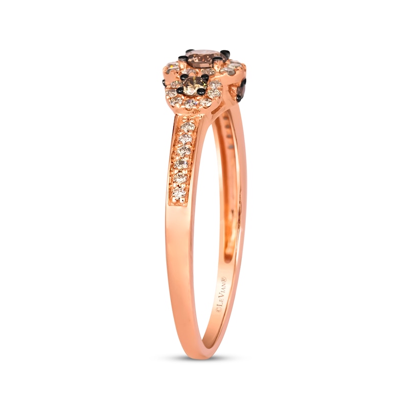 Main Image 2 of Le Vian Diamond Ring 3/8 ct tw 14K Strawberry Gold