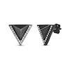 Thumbnail Image 1 of Star Wars Darth Vader Diamond Earrings 1/8 ct tw Sterling Silver & Black Rhodium Plate