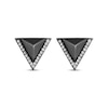 Thumbnail Image 2 of Star Wars Darth Vader Diamond Earrings 1/8 ct tw Sterling Silver & Black Rhodium Plate