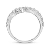 Thumbnail Image 3 of Diamond Four-Row Deconstructed Fashion Ring 2 ct tw 14K White Gold