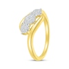 Thumbnail Image 2 of Multi-Diamond Swirl Ring 1/5 ct tw 10K Yellow Gold