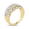 Thumbnail Image 2 of Marquise & Round-Cut Diamond Scatter Ring 1-1/2 ct tw 14K Yellow Gold