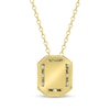 Thumbnail Image 3 of KAY Lab-Grown Diamonds Emerald-Cut Halo Necklace 1/2 ct tw 10K Yellow Gold 18&quot;