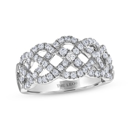 THE LEO Diamond Lattice Ring 3/4 ct tw 14K White Gold