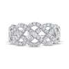 Thumbnail Image 3 of THE LEO Diamond Lattice Ring 3/4 ct tw 14K White Gold