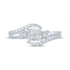 Thumbnail Image 3 of Princess-Cut Diamond Quad Promise Ring 1/5 ct tw 10K White Gold