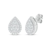 Thumbnail Image 1 of Lab-Grown Diamonds by KAY Pear-Shaped Multi-Stone Stud Earrings 1/3 ct tw 10K White Gold