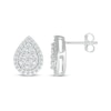 Thumbnail Image 3 of Lab-Grown Diamonds by KAY Pear-Shaped Multi-Stone Stud Earrings 1/3 ct tw 10K White Gold