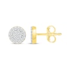 Thumbnail Image 2 of Lab-Grown Diamonds by KAY Multi-Stone Stud Earrings 1/5 ct tw 10K Yellow Gold