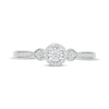 Thumbnail Image 3 of Lab-Grown diamonds by KAY Halo Promise Ring 1/4 ct tw 10K White Gold