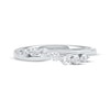 Thumbnail Image 2 of Lab-Created Diamonds by KAY Crossover Wave Fashion Ring 1/4 ct tw 10K White Gold