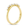 Thumbnail Image 2 of Lab-Grown Diamonds by KAY Crossover Wave Fashion Ring 1/4 ct tw 10K Yellow Gold