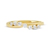 Thumbnail Image 3 of Lab-Grown Diamonds by KAY Crossover Wave Fashion Ring 1/4 ct tw 10K Yellow Gold