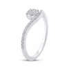 Thumbnail Image 2 of Diamond Wave Ring 1/5 ct tw 10K White Gold