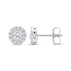 Thumbnail Image 3 of Lab-Grown Diamonds by KAY Halo Stud Earrings 3/4 ct tw 10K White Gold