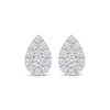 Thumbnail Image 2 of Lab-Grown Diamonds by KAY Multi-Stone Pear-Shaped Stud Earrings 3/4 ct tw 10K White Gold