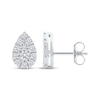 Thumbnail Image 3 of Lab-Grown Diamonds by KAY Multi-Stone Pear-Shaped Stud Earrings 3/4 ct tw 10K White Gold