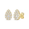 Thumbnail Image 1 of Lab-Grown Diamonds by KAY Multi-Stone Pear-Shaped Stud Earrings 3/4 ct tw 10K Yellow Gold