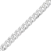 Thumbnail Image 2 of Diamond-Cut Solid Curb Chain Necklace 7mm 100% Repurposed Sterling Silver 22&quot;