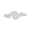 Thumbnail Image 3 of Diamond Bypass Promise Ring 1/4 ct tw 10K White Gold