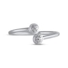 Thumbnail Image 2 of Diamond Accent Bypass Circles Ring 10K White Gold