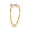 Thumbnail Image 1 of Diamond Accent Bypass Circles Ring 10K Yellow Gold