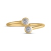 Thumbnail Image 2 of Diamond Accent Bypass Circles Ring 10K Yellow Gold