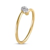 Thumbnail Image 2 of Multi-Diamond Teardrop Ring 1/20 ct tw 10K Yellow Gold