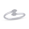 Thumbnail Image 1 of Multi-Diamond Marquise Ring 1/15 ct tw 10K White Gold