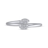 Thumbnail Image 3 of Multi-Diamond Marquise Ring 1/15 ct tw 10K White Gold