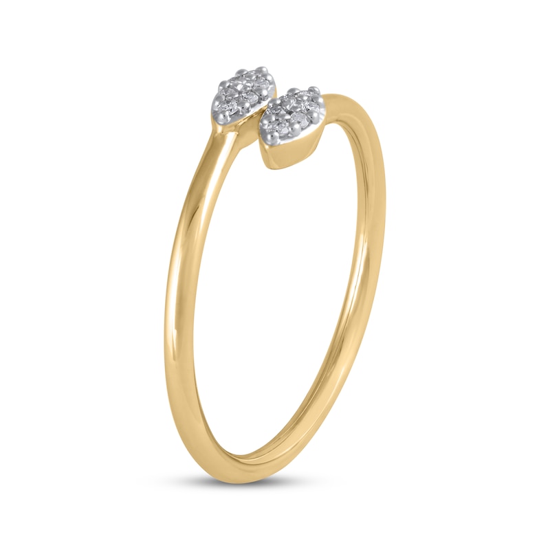 Main Image 2 of Multi-Diamond Marquise Ring 1/15 ct tw 10K Yellow Gold