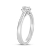 Thumbnail Image 2 of Baguette & Round-Cut Multi-Diamond Promise Ring 1/6 ct tw 10K White Gold