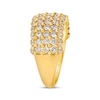 Thumbnail Image 2 of Le Vian Diamond Multi-Row Ring 1-5/8 ct tw 14K Honey Gold