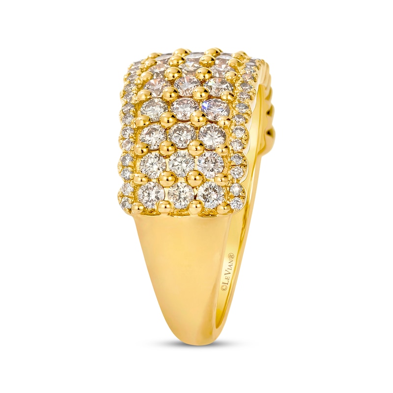 Main Image 2 of Le Vian Diamond Multi-Row Ring 1-5/8 ct tw 14K Honey Gold