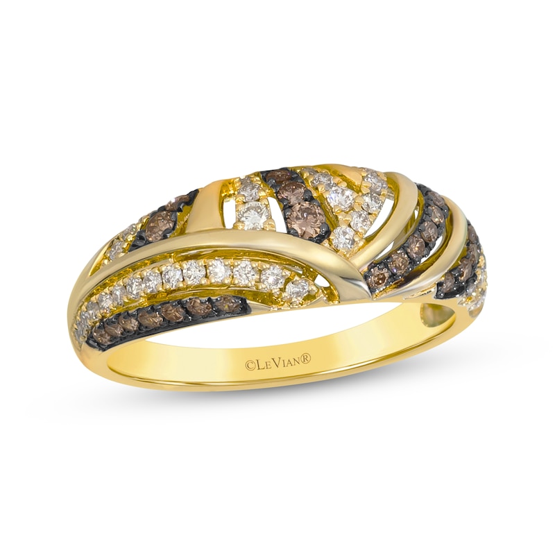 Main Image 1 of Le Vian Diamond Dome Ring 1/2 ct tw 14K Honey Gold