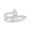 Thumbnail Image 1 of Multi-Diamond Two-Row Ring 1/3 ct tw 10K White Gold