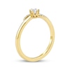 Thumbnail Image 1 of Lab-Created Diamonds by KAY Swirl Promise Ring 1/5 ct tw 10K Yellow Gold