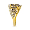 Thumbnail Image 2 of Le Vian Diamond Scatter Ring 1-1/6 ct tw 14K Honey Gold