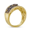 Thumbnail Image 2 of Le Vian Chocolate Chip Diamond Concave Ring 1-3/8 ct tw 14K Honey Gold