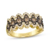 Thumbnail Image 0 of Le Vian Chocolate Waterfall Diamond Ring 1 ct tw 14K Honey Gold