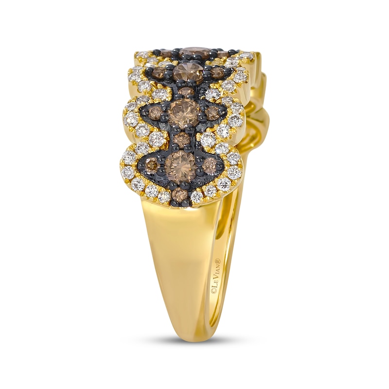 Le Vian Chocolate Waterfall Diamond Ring 1 ct tw 14K Honey Gold