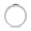 Thumbnail Image 2 of Black & White Diamond Paw Print Ring 1/20 ct tw Sterling Silver
