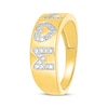 Thumbnail Image 1 of Diamond "Mom" Heart Ring 1/5 ct tw 10K Yellow Gold