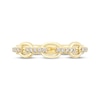 Thumbnail Image 4 of Diamond Chain Link Ring 1/5 ct tw 10K Yellow Gold